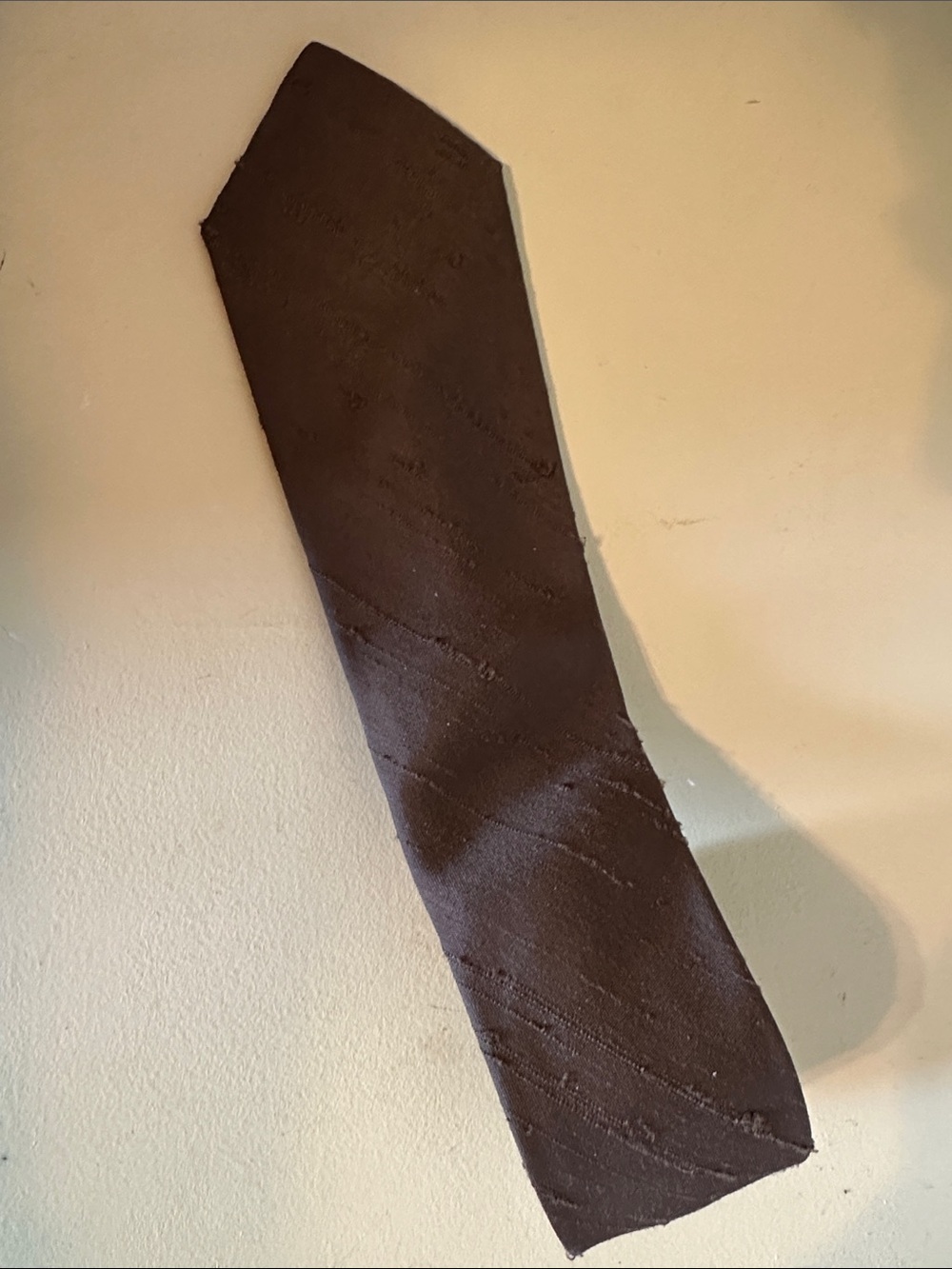 Prince Brown Solid Men’s Tie with Subtle Texture